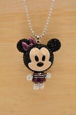 Swarovski Disney Cuties Minnie Mouse Necklace Pendant Crystal Rare New Box picture