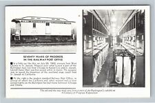Advertisement For 70 Years Railway Post Office, Vintage Postcard picture