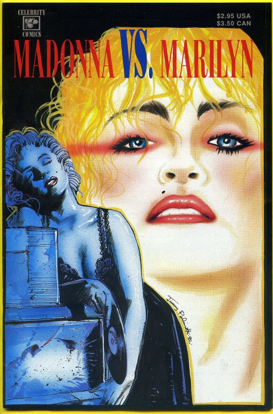 Madonna vs. Marilyn #1 Celebrity Comics Jimmy Palmiotti Cover 1992 Monroe