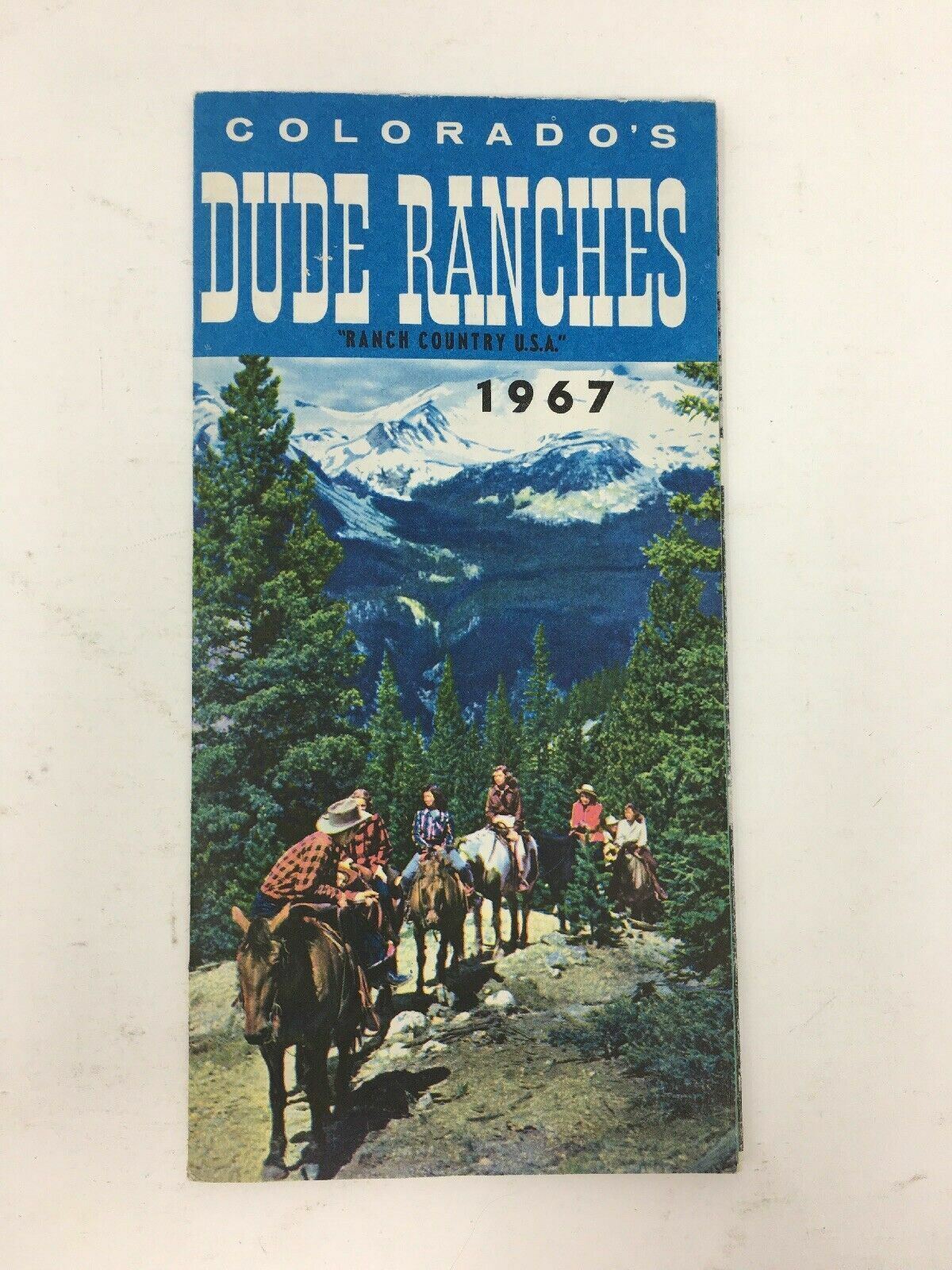 1967 Colorado's Dude Ranches Brochure 