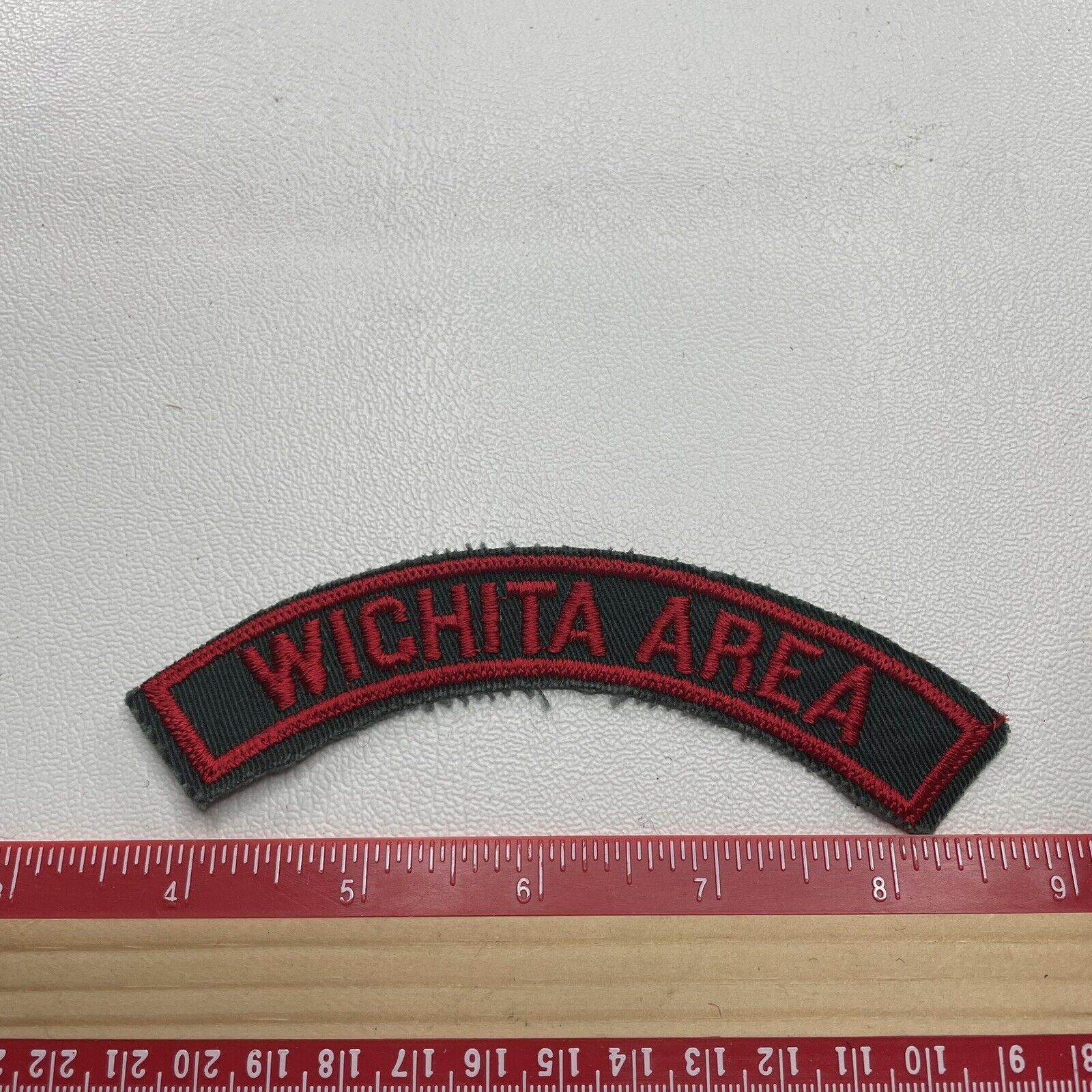 Vintage Thought To Be GIRL SCOUTS WICHITA AREA Kansas Tab Patch P016