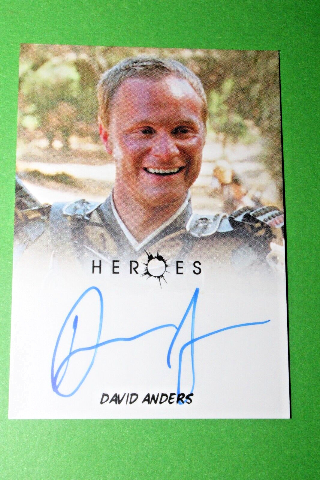 2010 Rittenhouse Heroes ARCHIVES TV Show David Anders Autographed INSERT Card