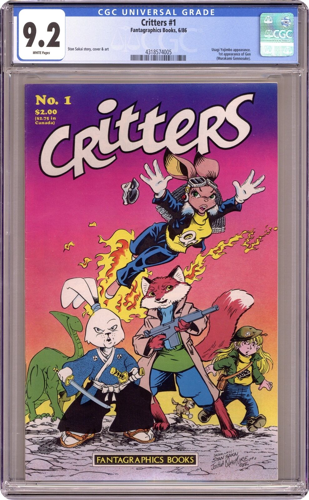 Critters #1 CGC 9.2 1986 4318574005