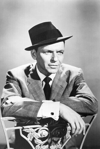 Frank Sinatra Iconic Pose In Hat 24X36 Poster