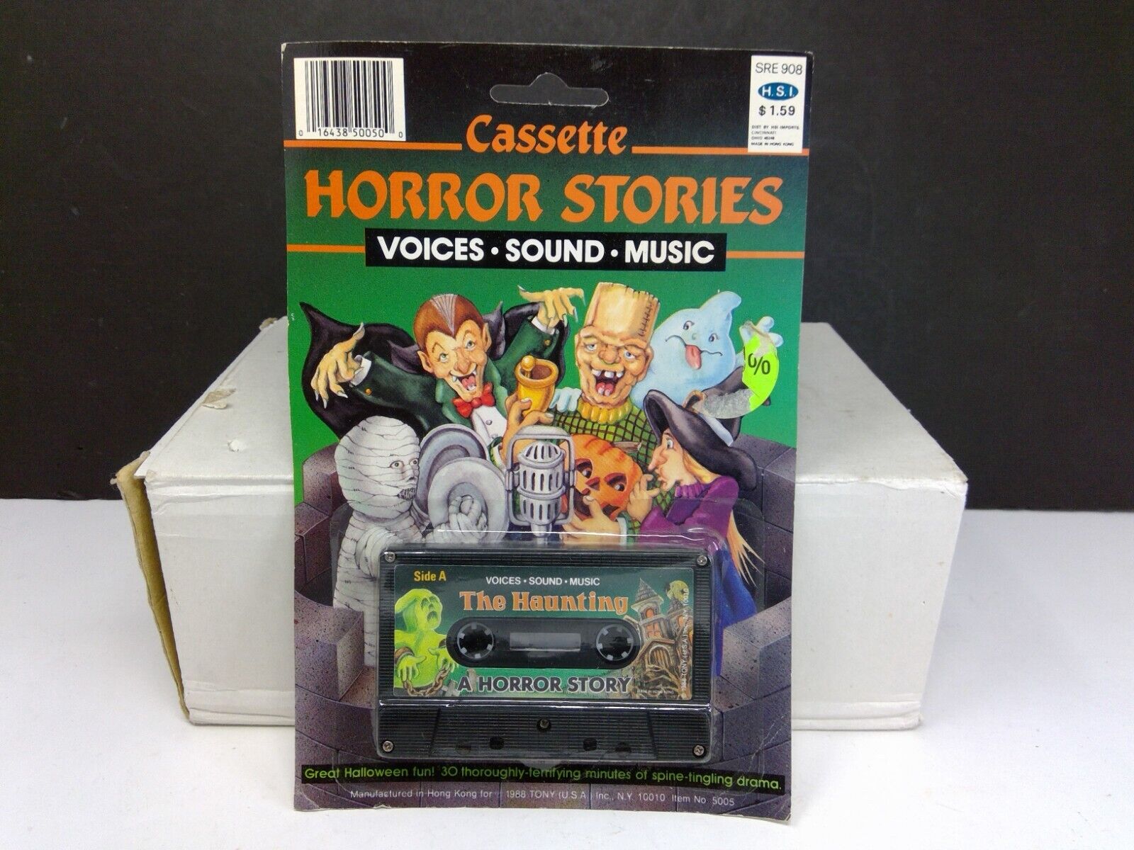 NOS Vintage 1988 Tony Horror Stories Cassette - The Haunting Voices Sounds Music