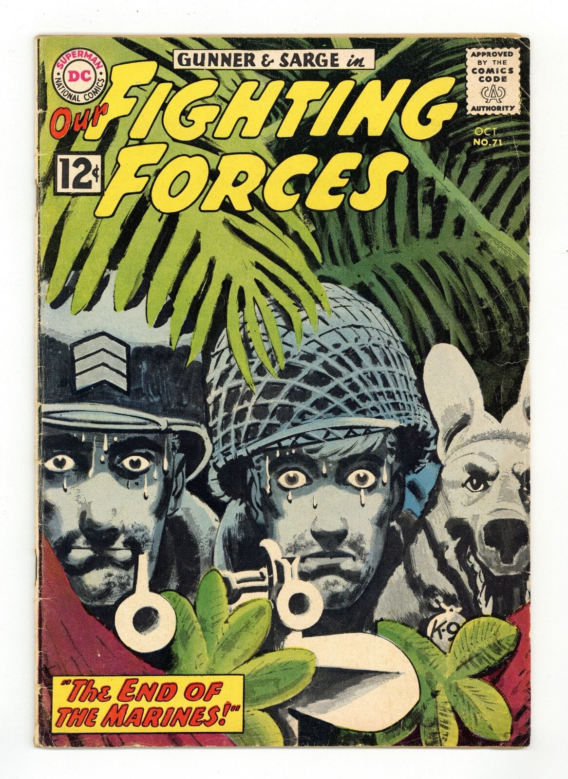 Our Fighting Forces #71 VG 4.0 1962