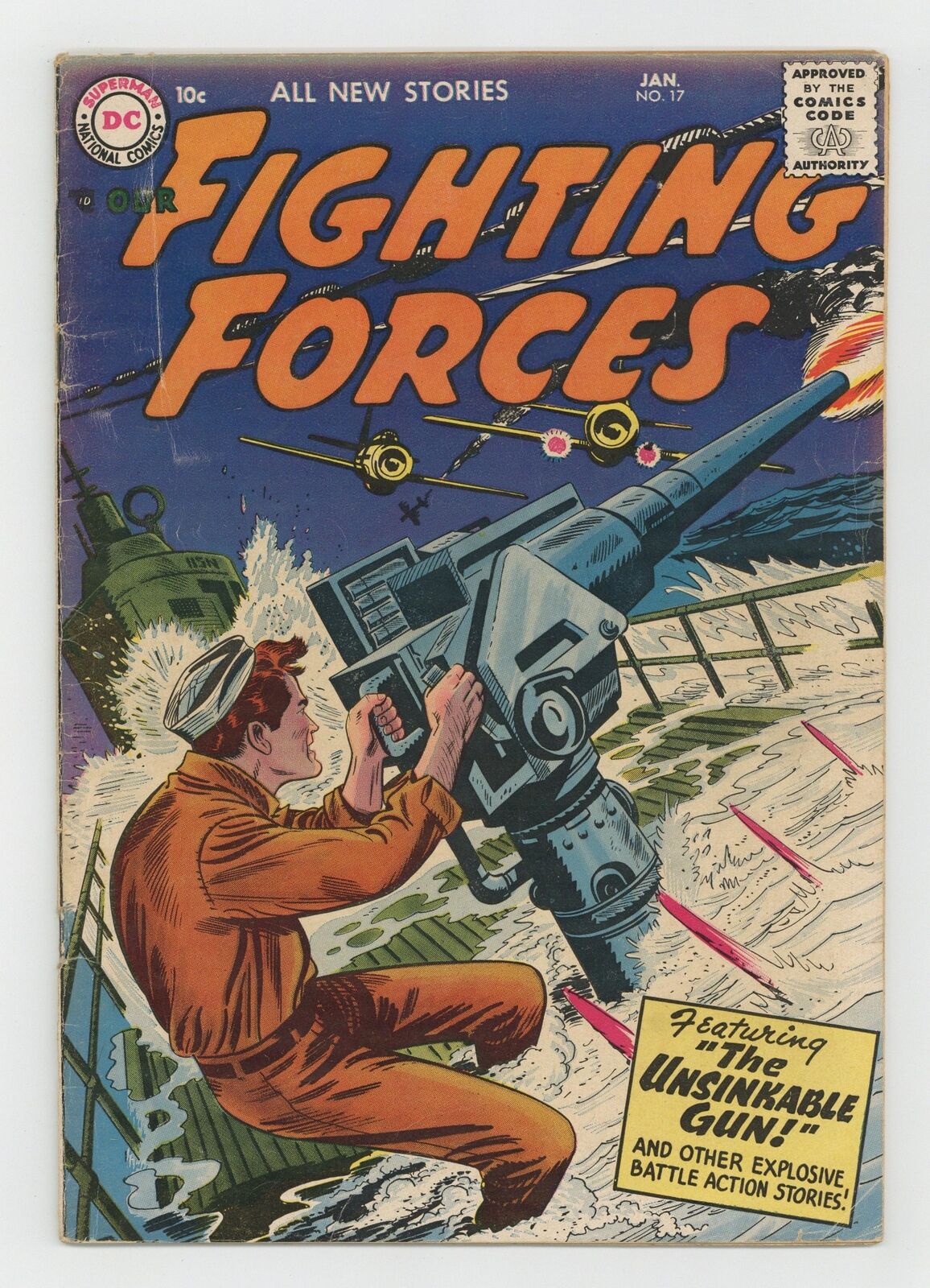 Our Fighting Forces #17 VG- 3.5 1957