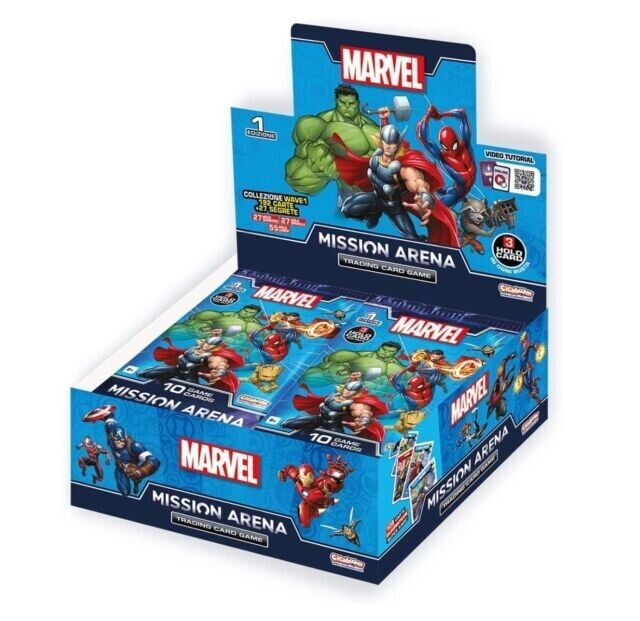 MARVEL Mission Arena BOOSTER BOX (30 Packs) - English READY TO SHIP Sealed