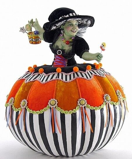 Katherine's Collection Tricky Treats Pumpkin Witch *BRAND NEW* 28-628202