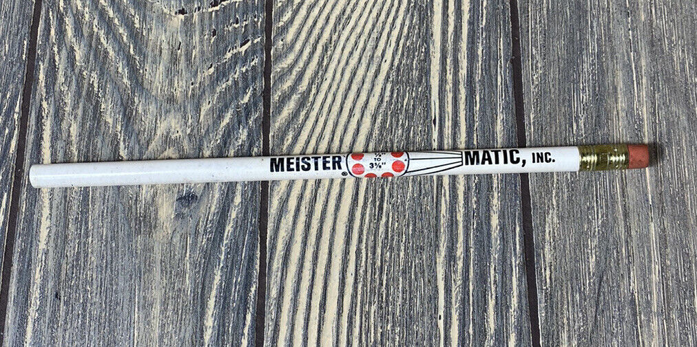 Vintage Meister Matic Inc  Cleveland Ohio Unsharpened Pencil Q