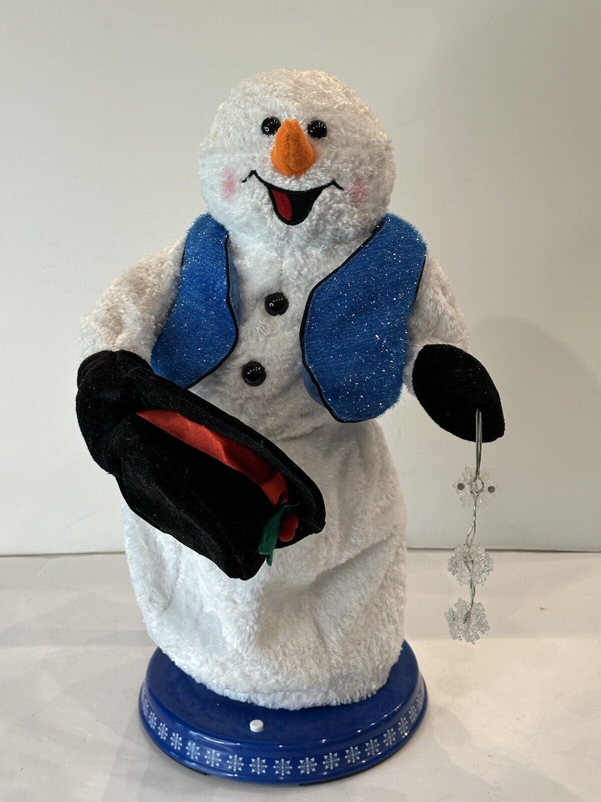 Gemmy Snowflake Snowman Animated Sings Snow Miser Works Rare - Video