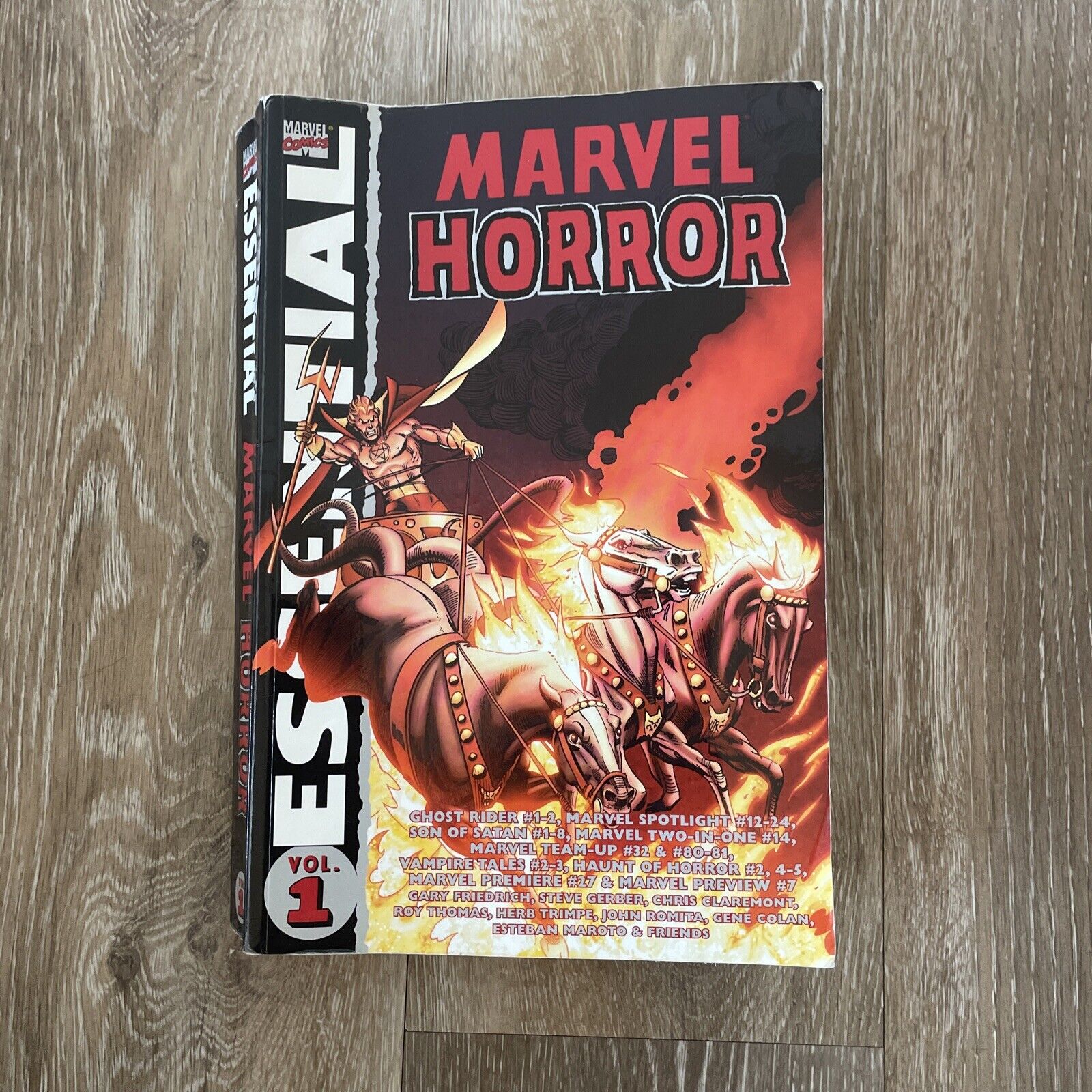 Marvel Comics Essential Marvel Horror volume 1 Ghost Rider, Son of Satan