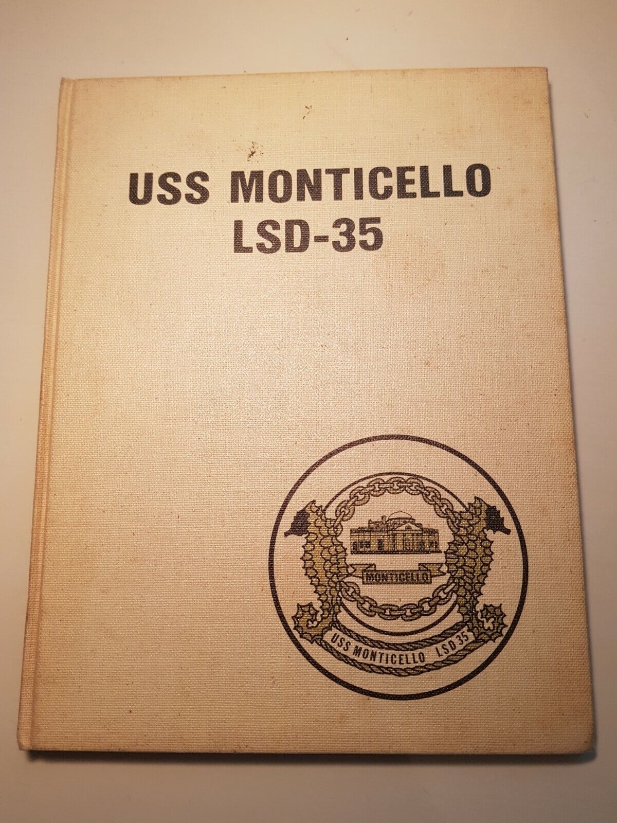 USS MONTICELLO LSD-35  1972-73 WESTPAC VIETNAM CRUISE BOOK 