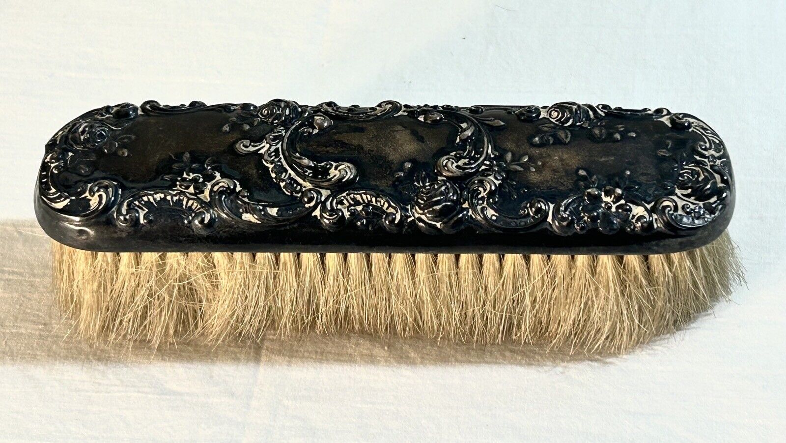 Antique Sterling Silver Hair Brush Hallmarked Gorham 6 inches Long 