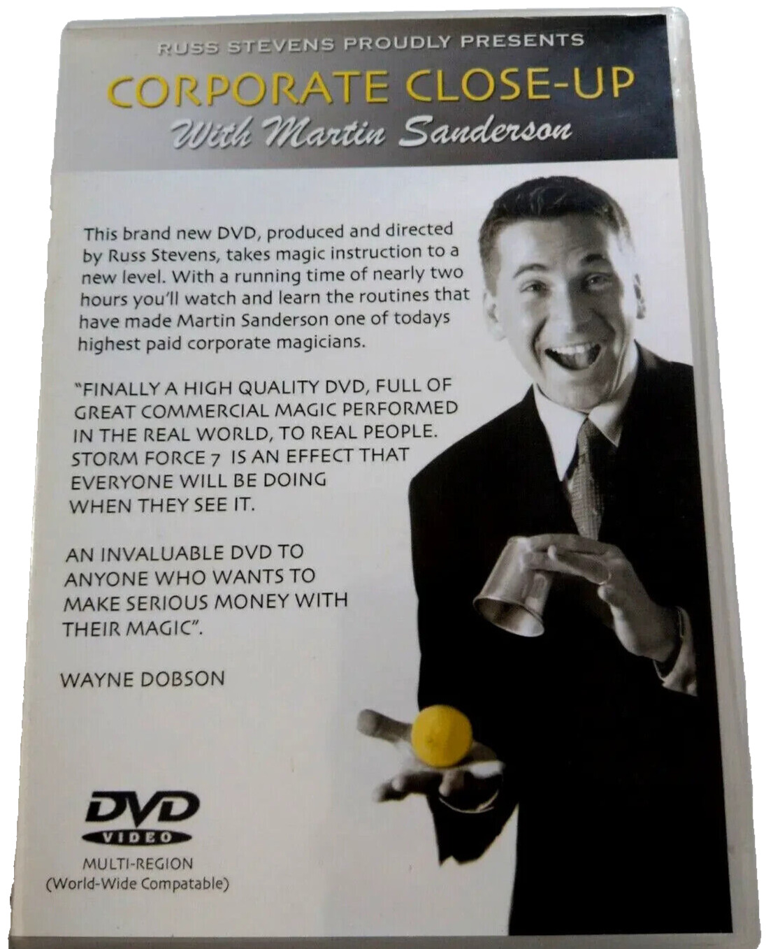 CORPORATE CLOSE-UP by Martin Sanderson -  Magic Trick DVD - RARE FIND IN THE UK