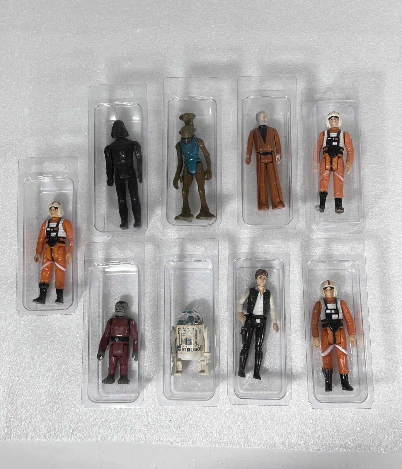 1970's G.M.F.G.I Star Wars Action Figures ~ Made in Honk Kong ~ Lot of 9 Vintage