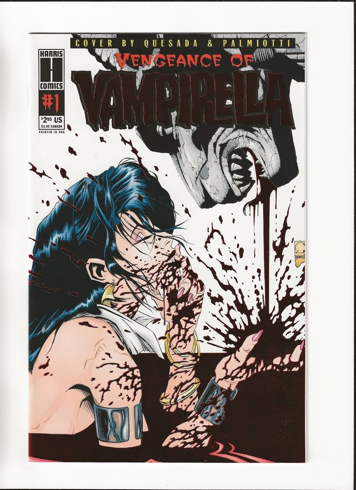 Vengeance Of Vampirella #1 Red Foil Wrap Around Cover 1994 Harris Comics NM