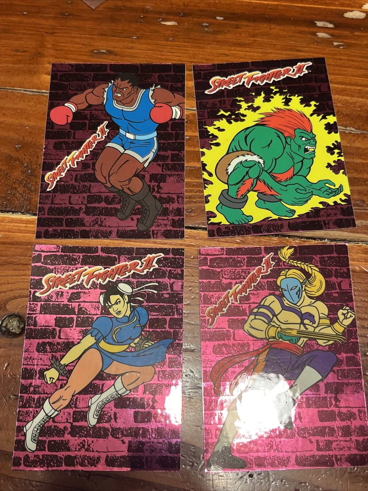 1993 Topps Street Fighter 2 Complete 88 Card Set + 11 Stickers + 4 Foil Chase