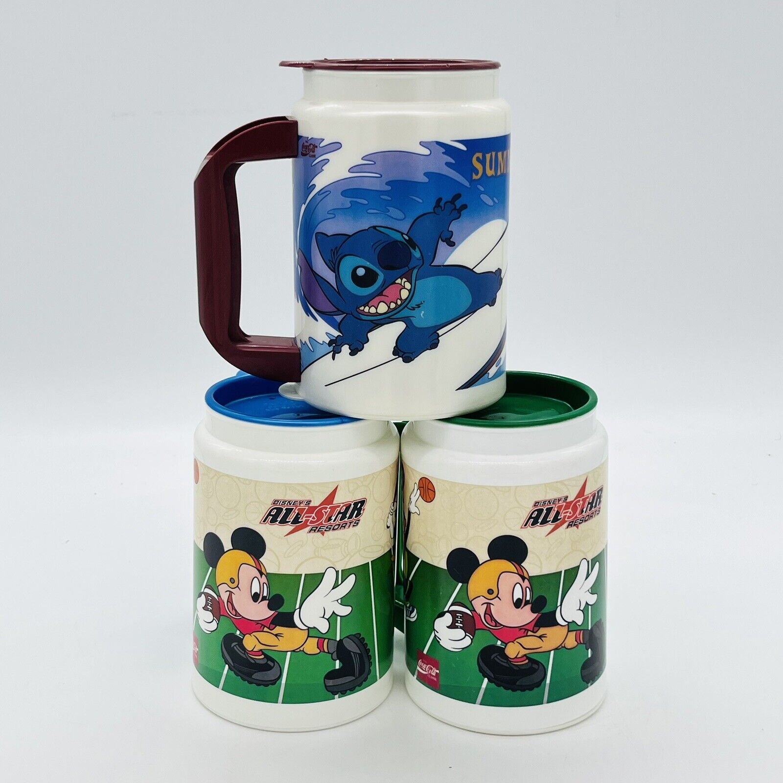 Walt Disney All-Star Resort Lilo & Stitch 12oz Souvenir Travel Plastic Mug 2002