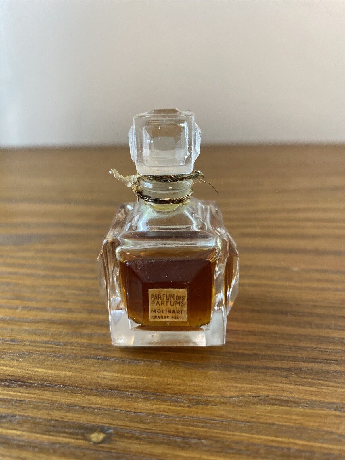 Vintage Splash Bottle Mini Molinari Jeune Parfum Des Parfums Grasse *READ INFO*