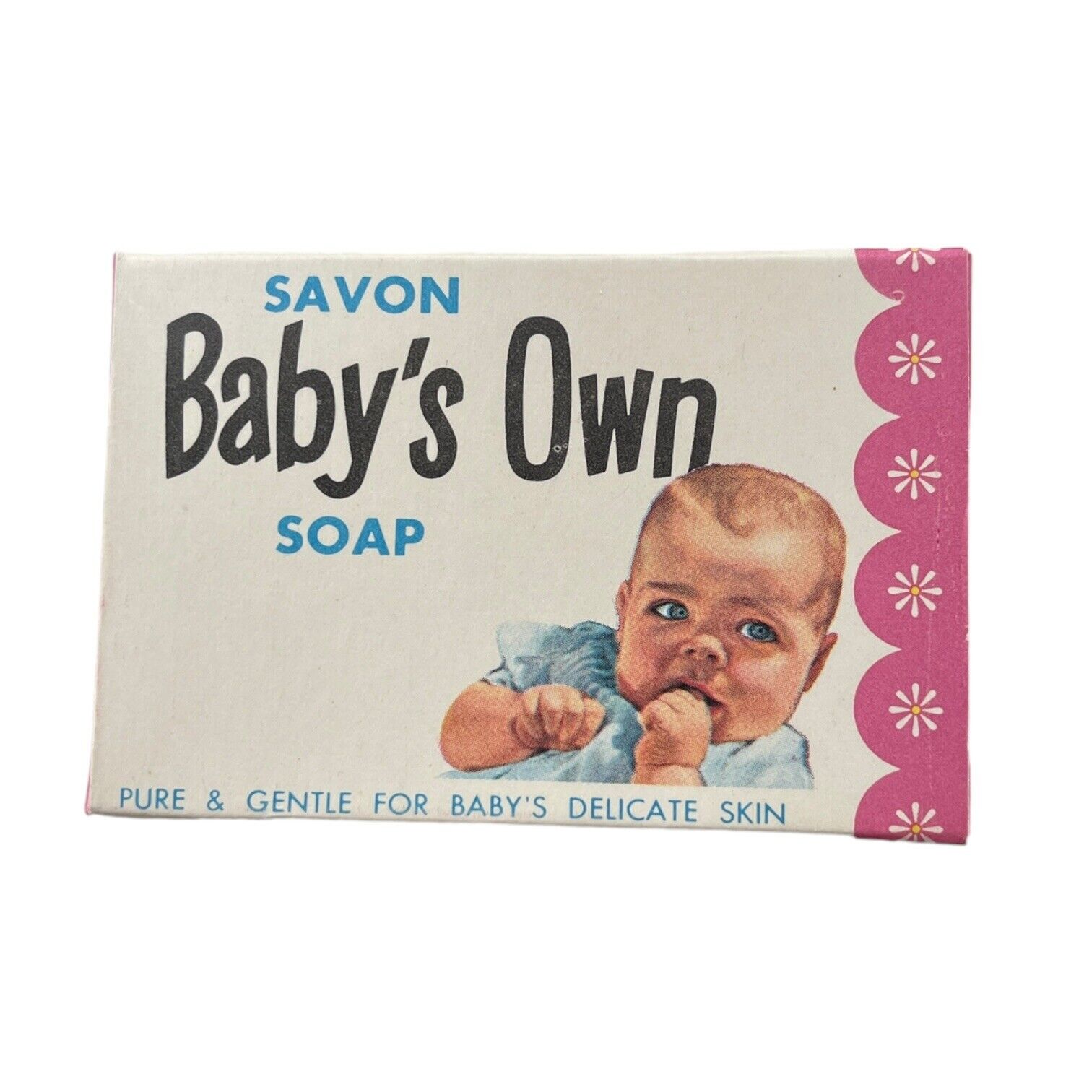 Vintage Savon Baby's Own Soap,  Nursery Decor, dead Stock 1950s Collectible Rare