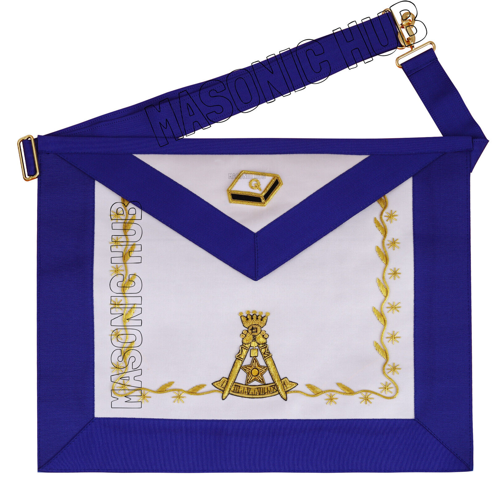 Handcrafted Masonic Scottish Rite AASR 14th Degree Apron for Freemasonary