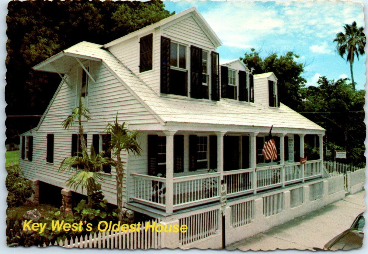 Postcard - Key West\'s Oldest House - Captain Francis Watlington - Florida