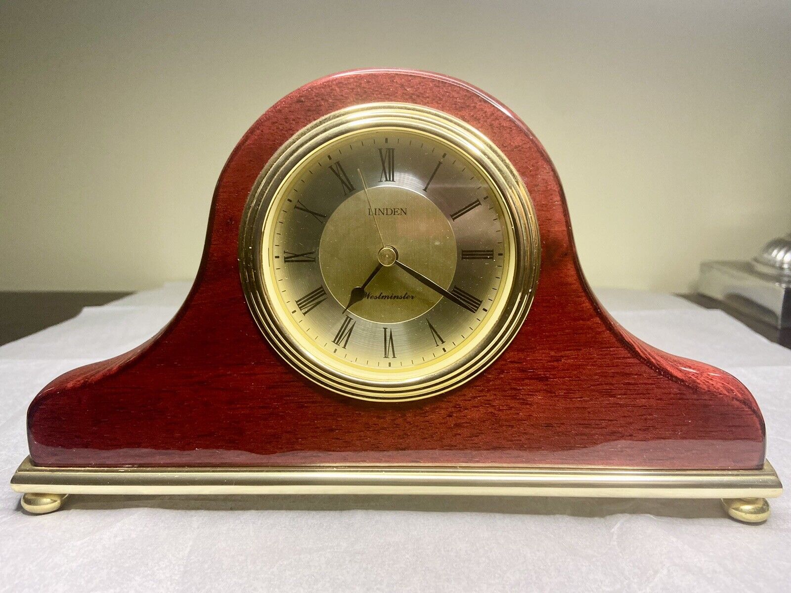Linden Westminster Mantel Chime Clock