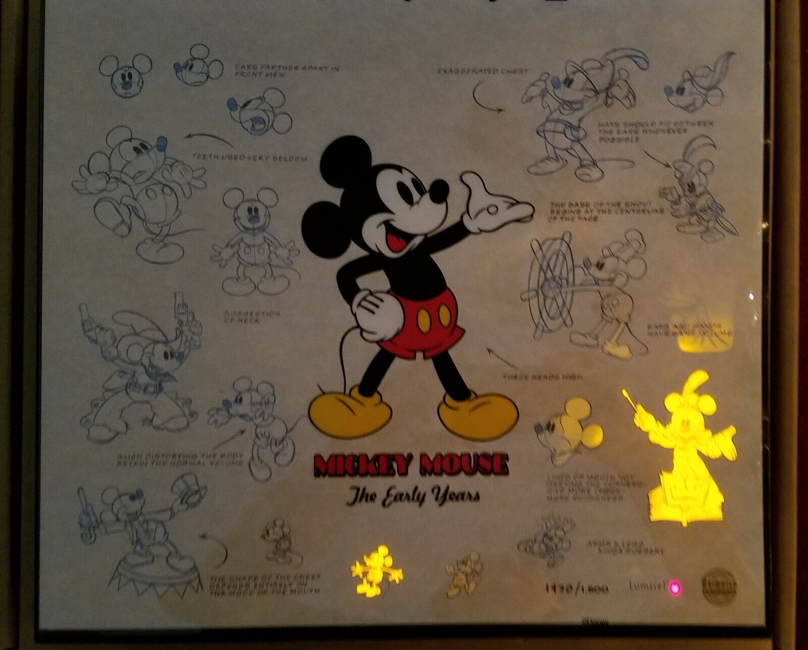 📽 LUMICEL Disney MICKEY MOUSE THE EARLY YEARS Sound Light LTD EDITION