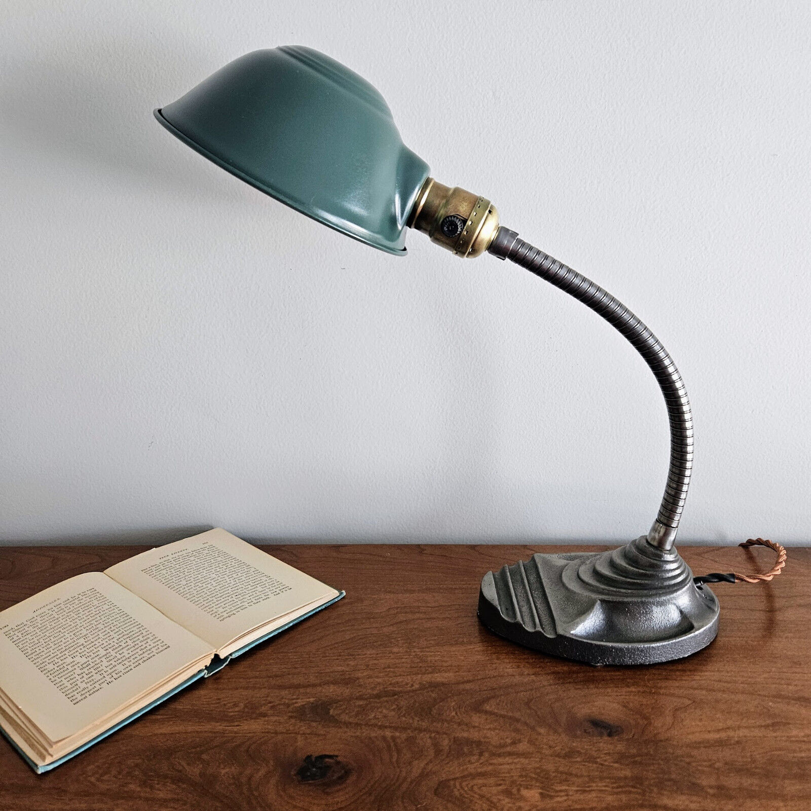 Vintage Desk Lamp. Industrial Desk Lamp. Steampunk Desk Lamp. Antique Desk Lamp.