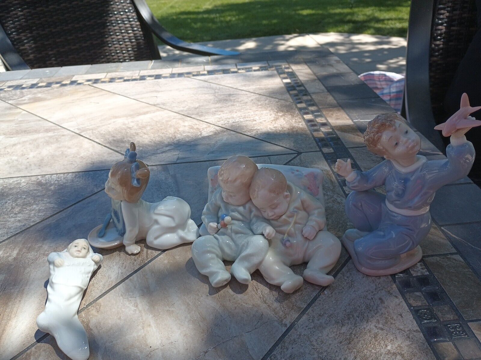 nao by lladro  handmade in spain Lot Of 4