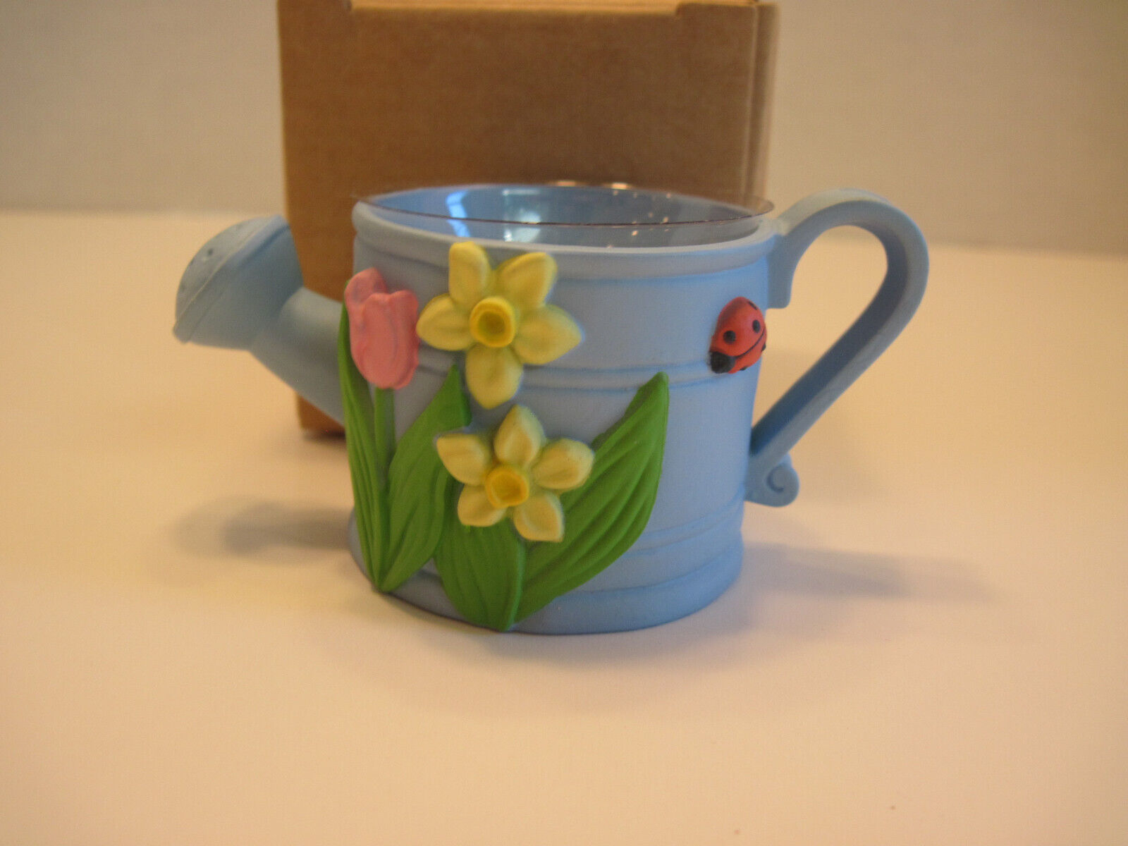 Vintage Avon Watering Can Egg Cup New in Box ~~ Adorable 