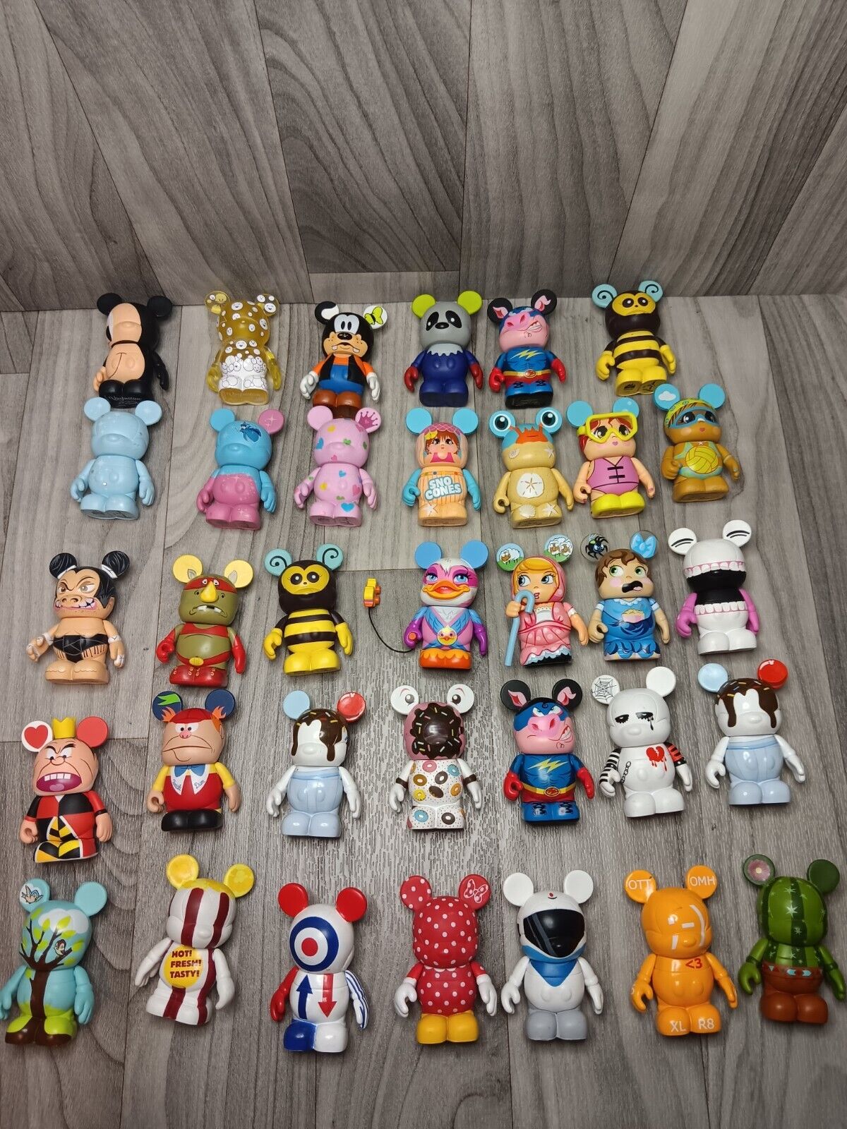 Disney Vinylmation Lot of 34 Figures from Various Series Disney Parks 3 inches