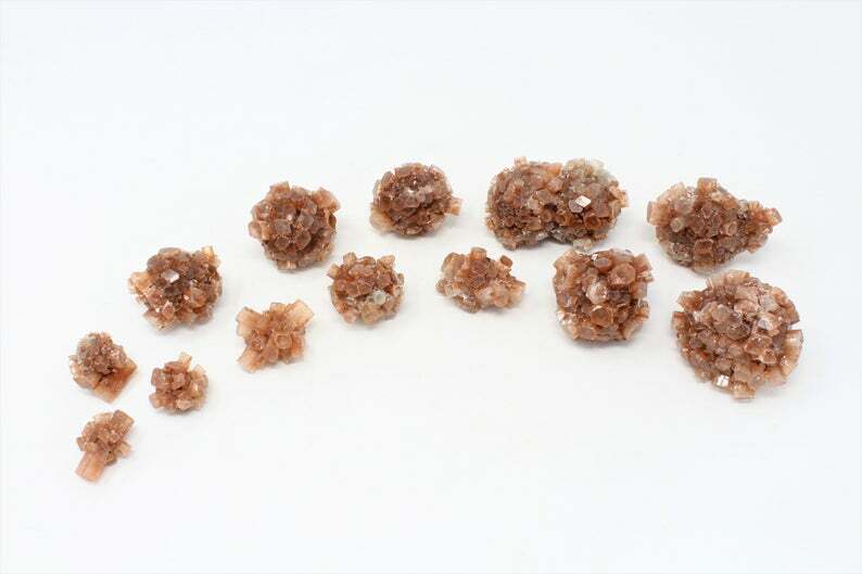 Aragonite Star Cluster Crystals Stones from Morocco- High Grade A Quality