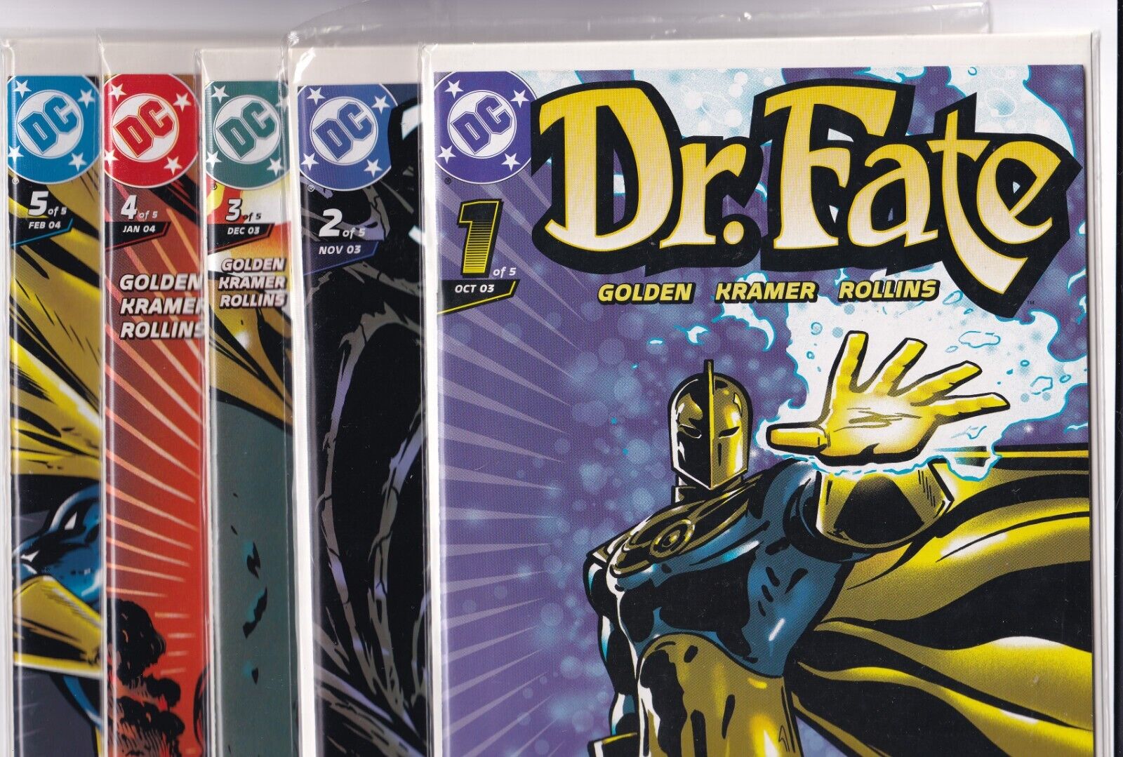 Dr. Fate #1-5 Complete Run DC Comics (2003) Golden Kramer Rollins