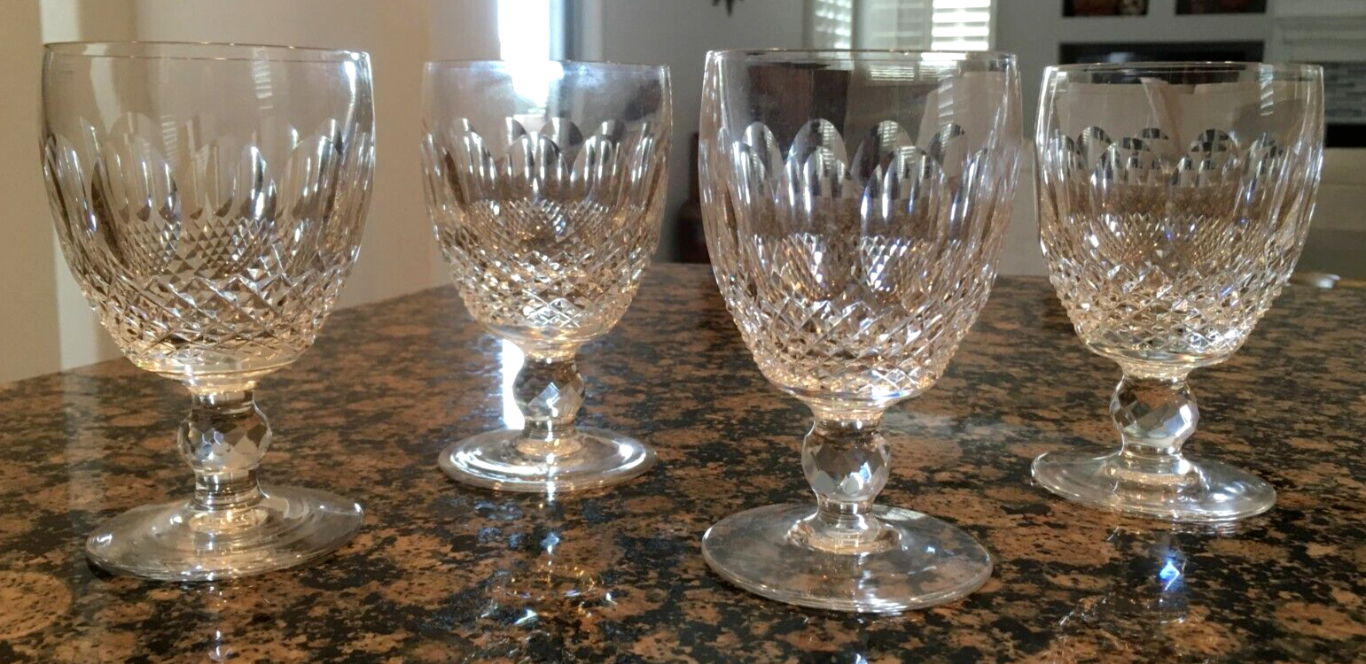 Waterford Crystal Colleen Water Goblets Short Stem 5 1/4
