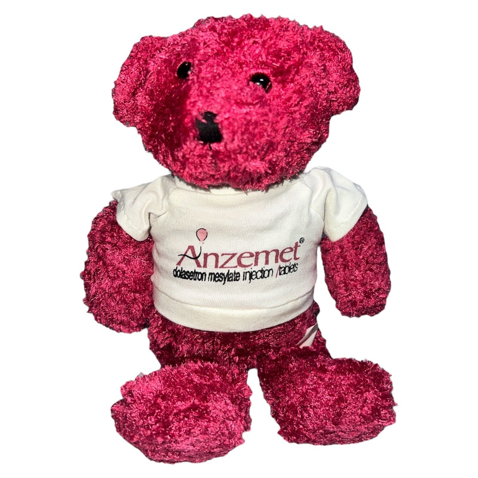 Anzemet Medical Medication Advertising Red Teddy Bear Plush 8” Inches 