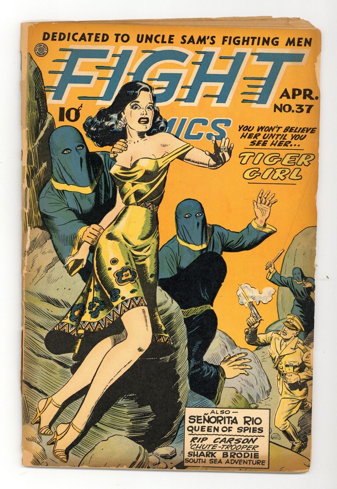 Fight Comics #37 FR 1.0 1945