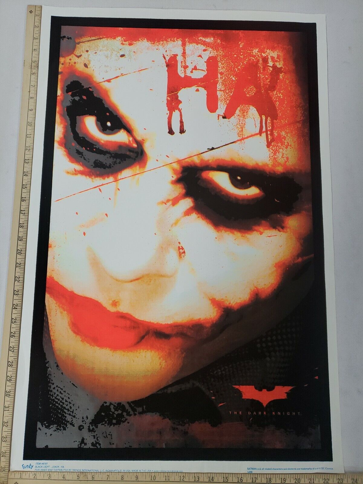 Original Joker Ha Batman #9797 Blacklight Poster 23