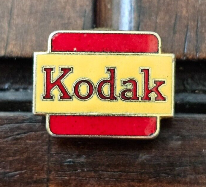 Vintage Kodak Lapel Pin with Screwback
