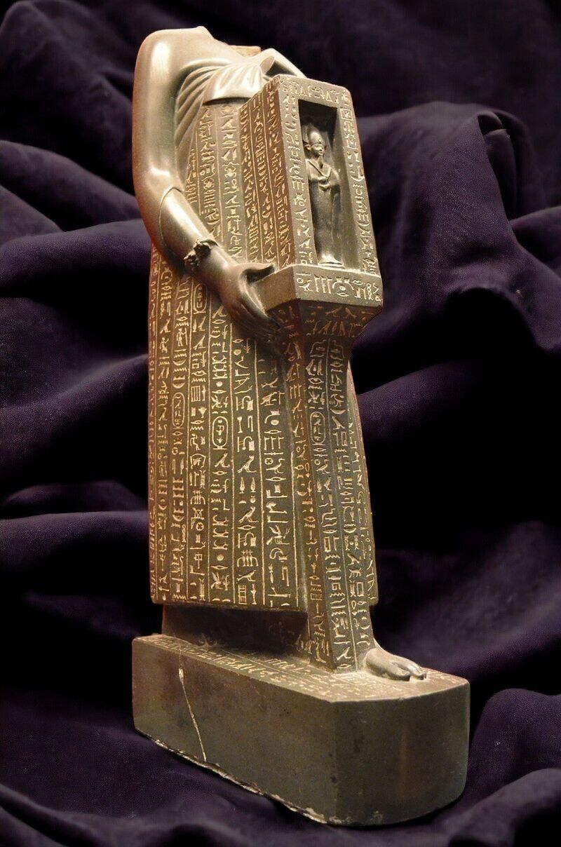 Statue of the priest Badibo - 26th Dynasty of Ancient Egyptian Antiquities BC