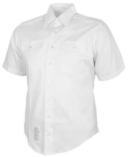 GARRISON COLLECTION US Army White Dress Short Sleeve Shirt 18.5 C
