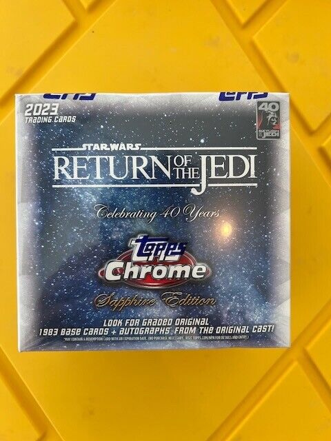 2023 Topps Chrome Sapphire Star Wars Return of the Jedi Factory Sealed Hobby Box
