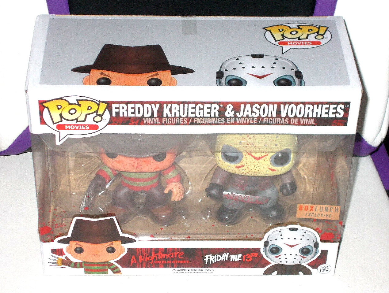 Funko POP Movies: A Nightmare on Elm Street/Friday the 13th - Freddy and Jason