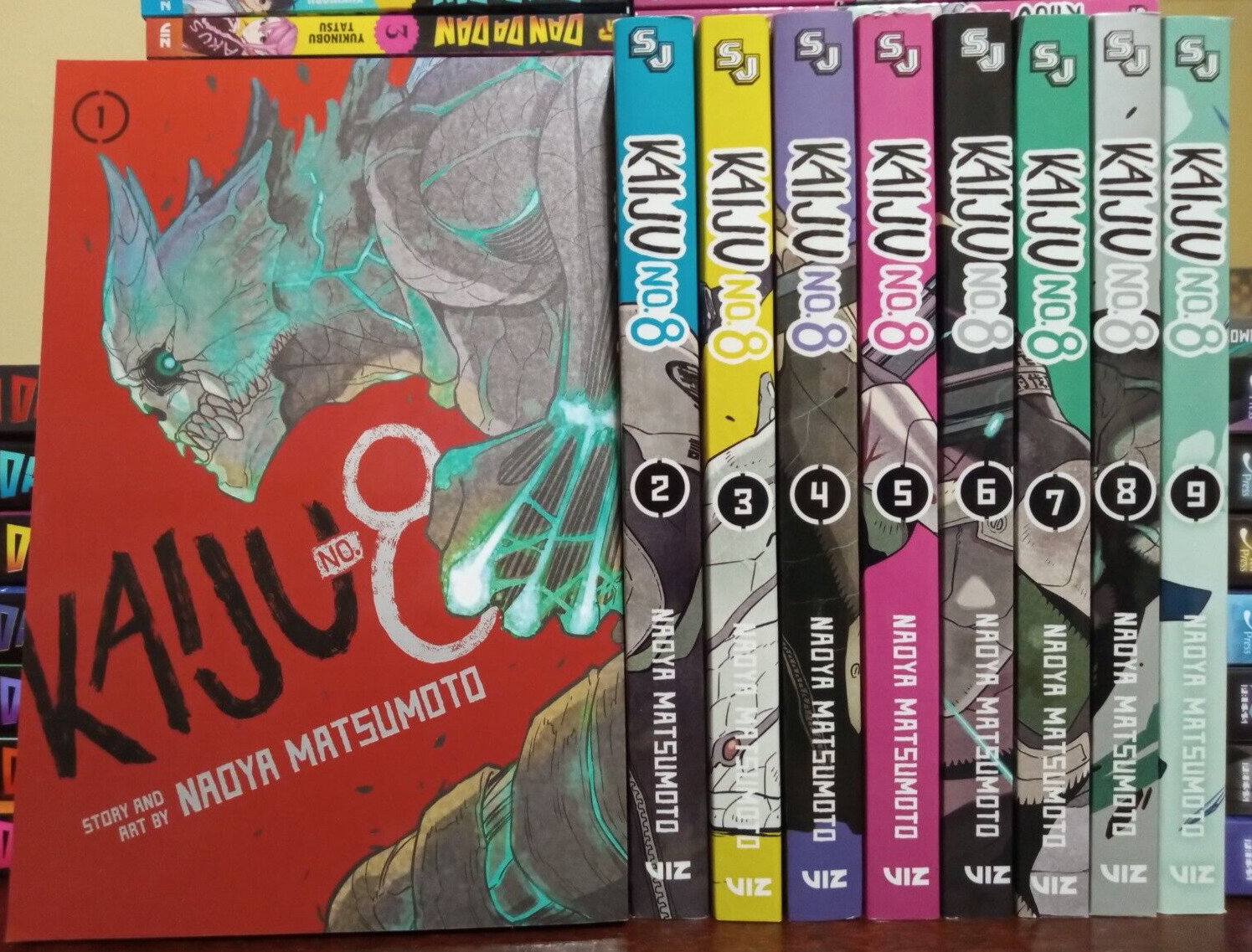 Kaiju No. 8 Manga Vol. 1-9 Complete Set English Naoya Matsumoto *NEW* 