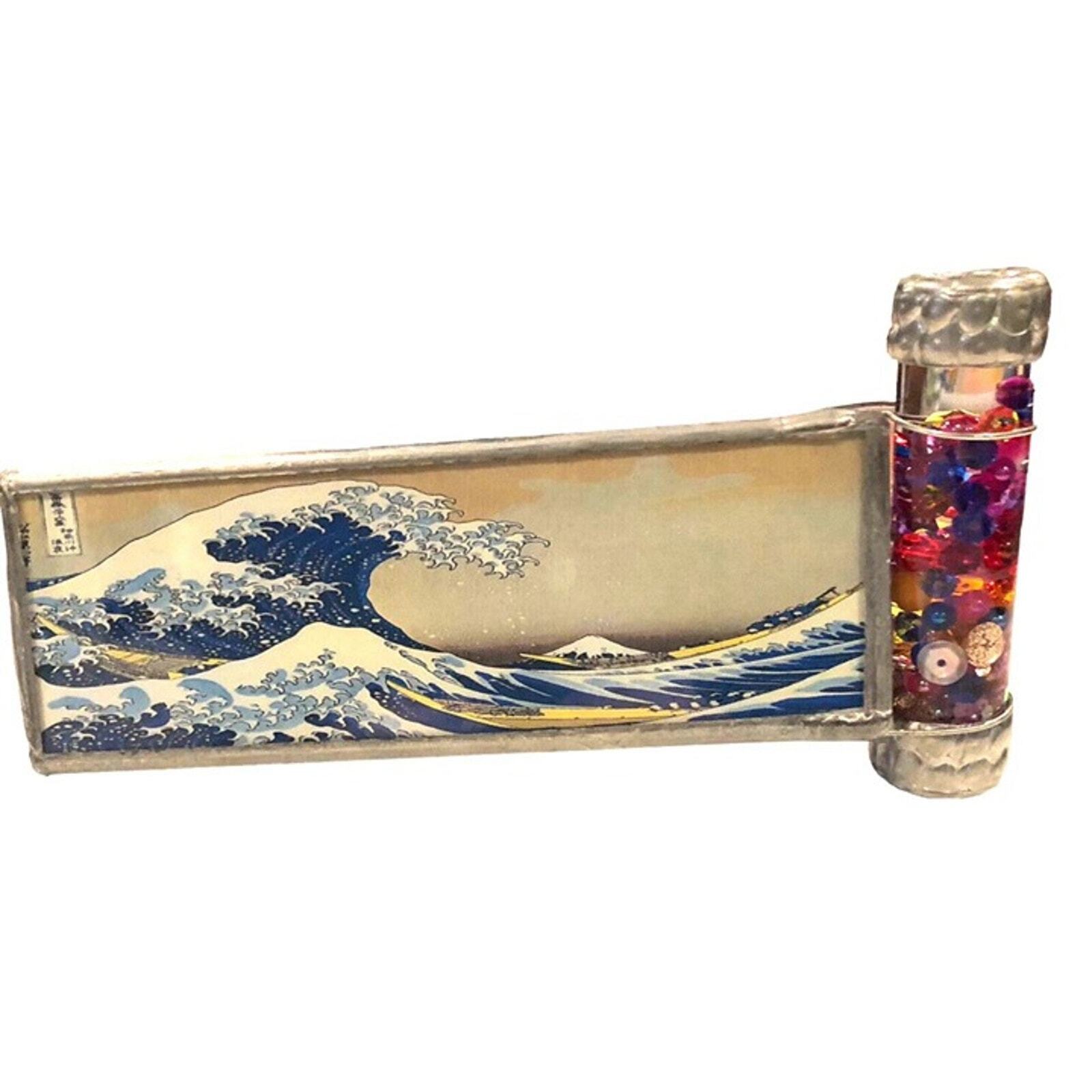 Kaleidoscope By Fantasy Glass Works The Great Wave Hokusai Three Mirror System