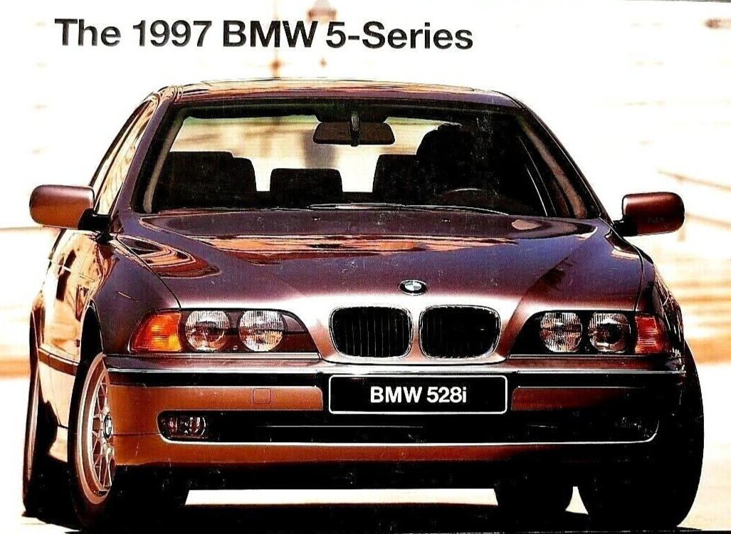 1997 BMW 5 SERIES SALES BROCHURE CATALOG ~ 12 PAGES ~ 8.25\