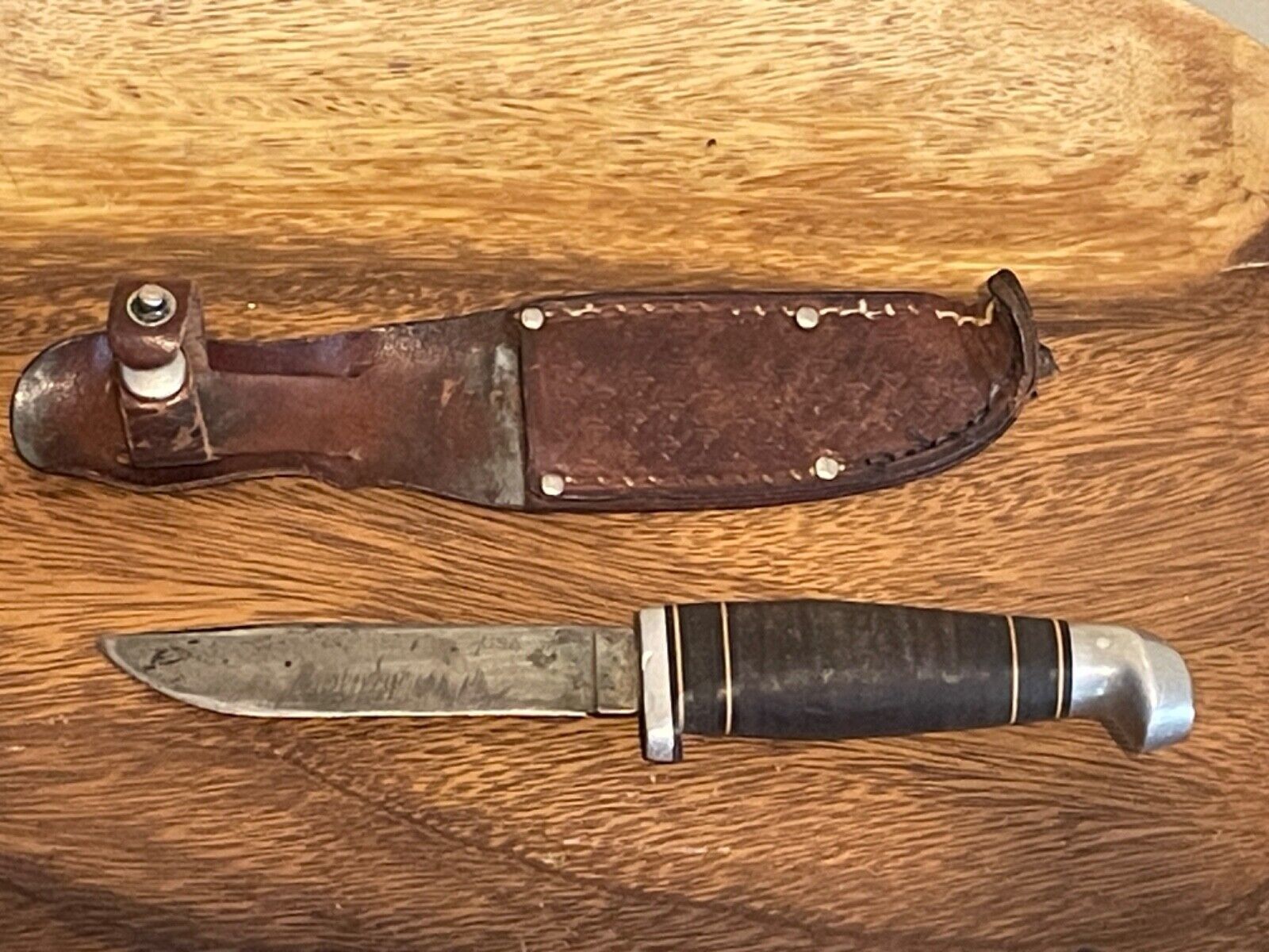 Vintage Kinfolks Fixed Blade with original Kinfolks sheath --1417.24