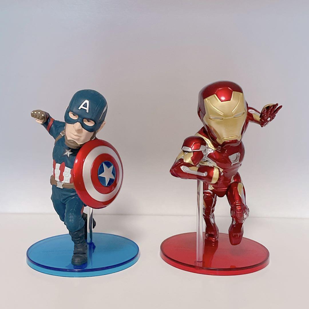 Civil War World Collectible Figure Captain America Iron Man #T597