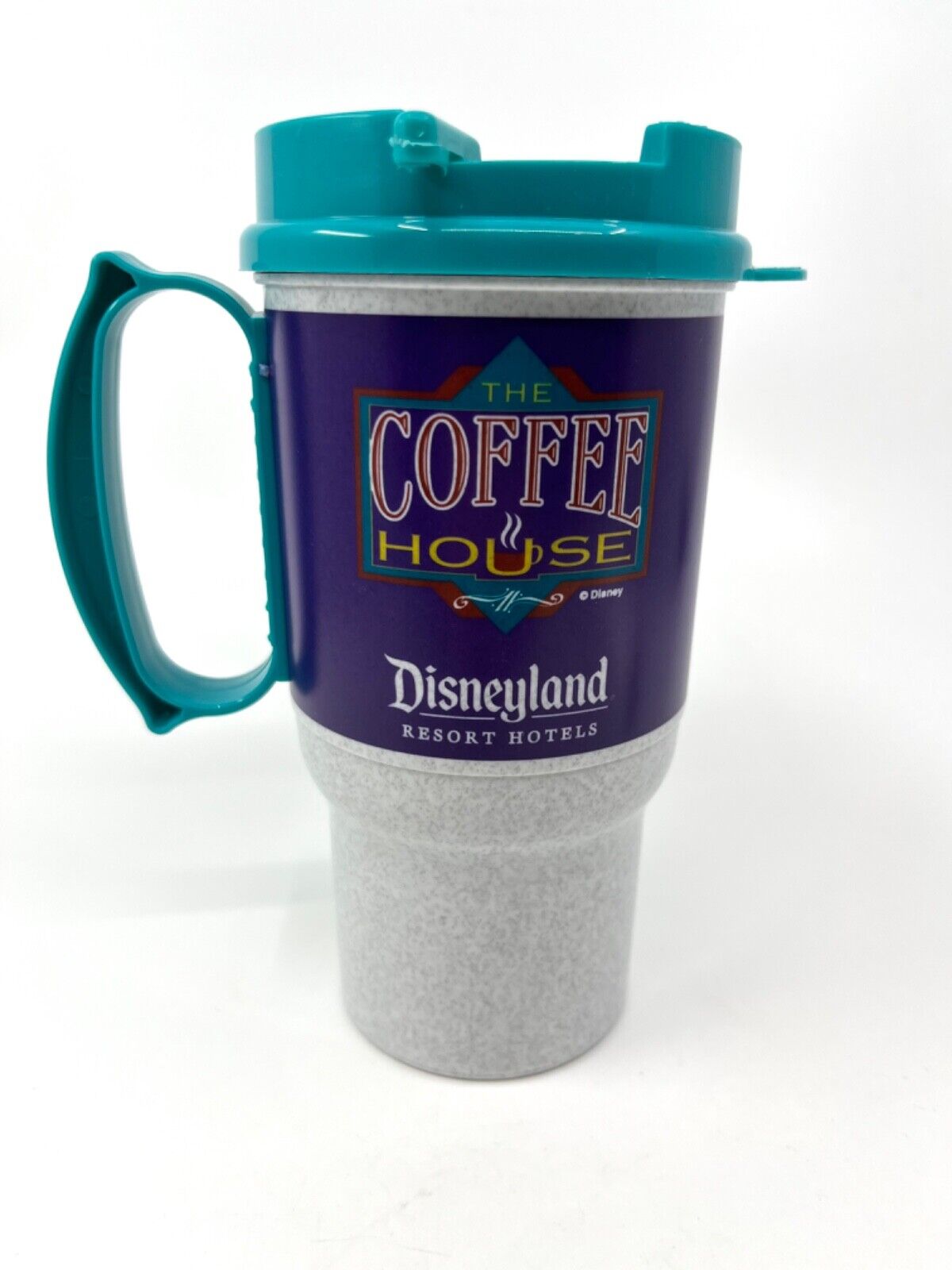 Vintage Disneyland Resort Hotel  The Coffee House  plastic travel mug